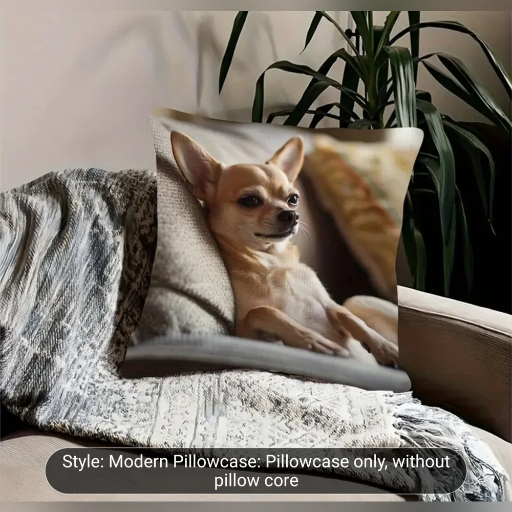 New Chihuahua Print Pillowcase Dog Lovers, T10MIS